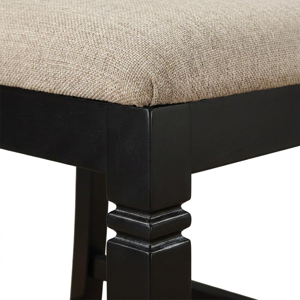 Wooden Counter Height Dining Chairs Set of by Starlight Canyon Home – Wood, Beige, Pack of 2
