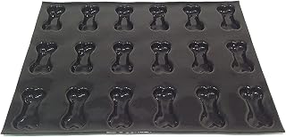 Sasa Demarle FP 2163 Flexipan Origine Silicone Mold with 18 Dog-Bone Cavities