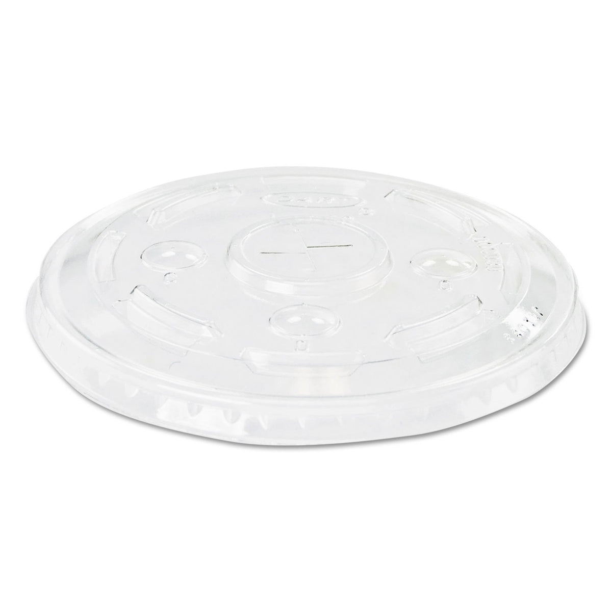 Dart L32C Lid w/Straw Slot for 32 Ounce Plastic Cups - 1000 / CS
