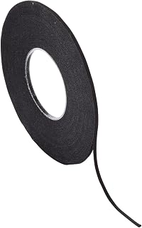 Chartpak Graphic Art Tape, 1/16 W x 648 L Inches, Black Crepe, 1 Roll (BGCP6201)