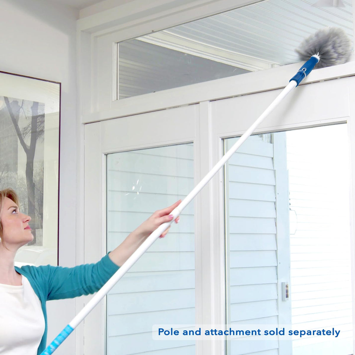 UNGER One Size / Cobweb and Corner Duster / White/Black Feather Dusters