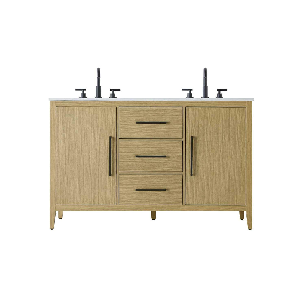 Honey Brown Millie Bathroom Vanity by by Elegant Lighting – Solid wood and MDF, Honey Brown, Model VF29354DMHB
