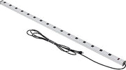 Global Industrial 72" 16 Outlet Aluminum Power Strip with 15-ft Cord ETL/cETL