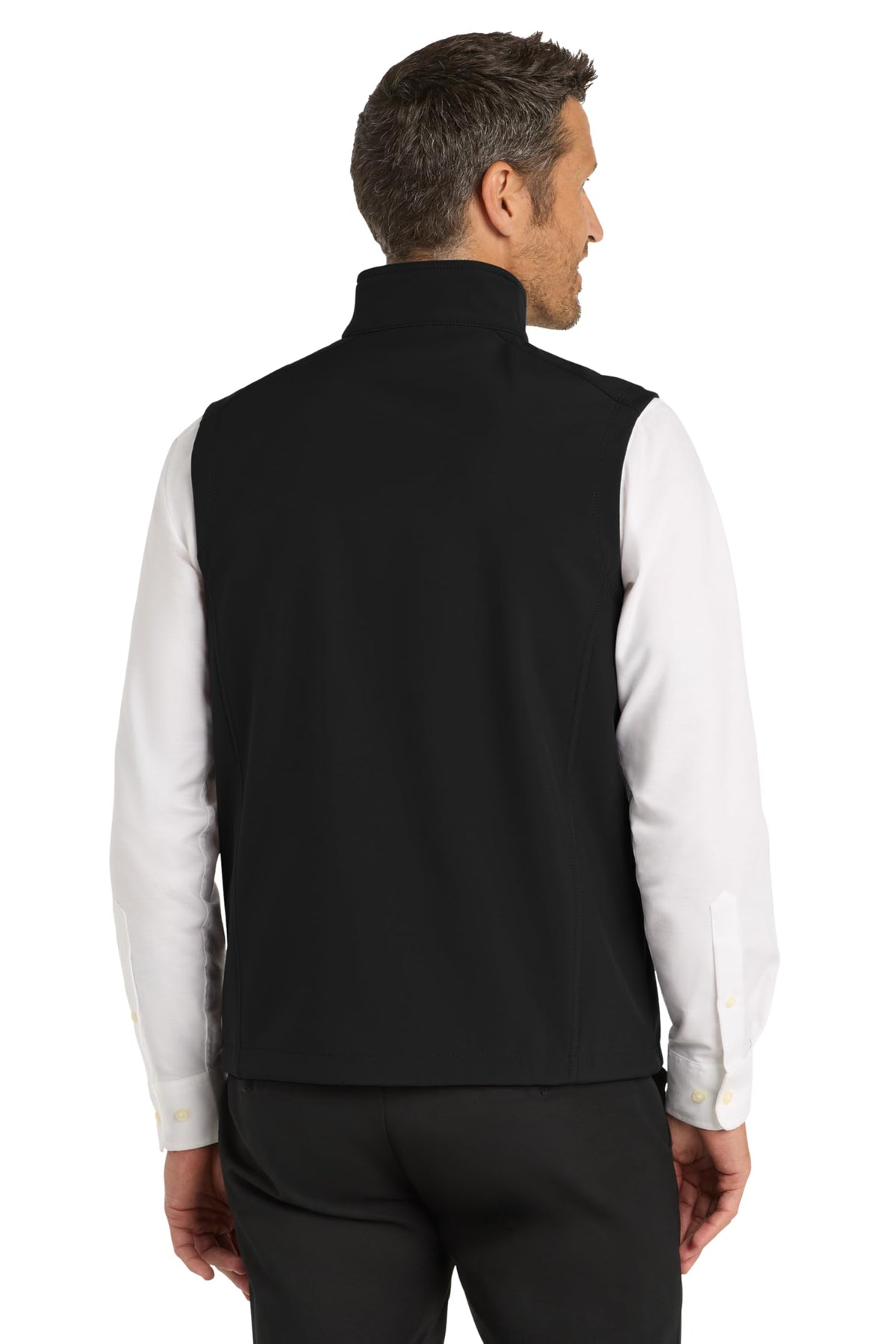 Core Soft Shell Vest by Port Authority – Large, Polyester, Black, Model SNM-913334