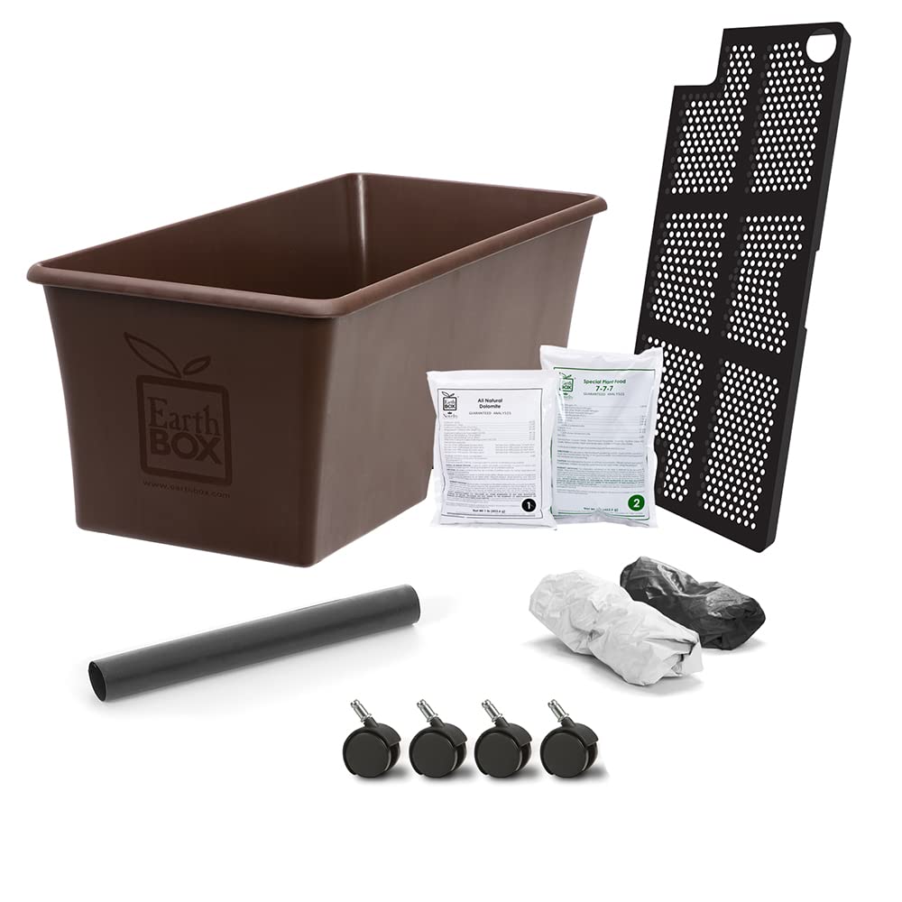 Garden Kit by EarthBox – Standard, 3 gallons, Plastic, Chocolate, Model 80103