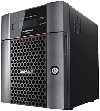 BUFFALO TeraStation 5420DN 4-Bay Business Desktop NAS 32TB (4x8TB) with Hard Drives Included RAID iSCSI Network Storage File Server