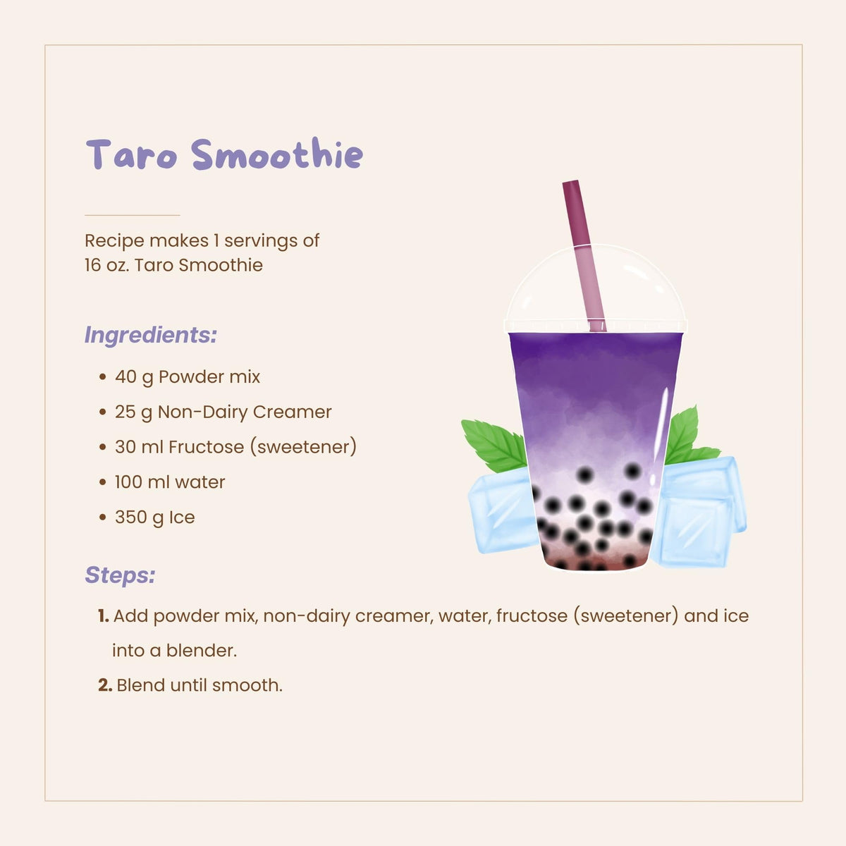 Bossen Taro / 35.2 Ounce (Pack of 1) / 1 Powdered Drink Mixes & Flavorings