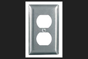 Legrand Pass & Seymour SS8CC50 Stainless Steel Type 302/304 Wall Plate, 1 Gang, One Duplex Outlet Receptacle Cover, Stainless (1 Count)