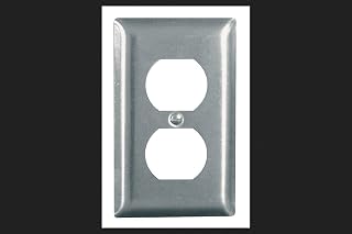 Legrand Pass & Seymour SS8CC50 Stainless Steel Type 302/304 Wall Plate, 1 Gang, One Duplex Outlet Receptacle Cover, Stainless (1 Count)