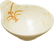 Thunder Group Gold orchid melamine dinnerware collection 5 oz, 4 7/8" x 4 1/4" dip bowl, comes in dozen
