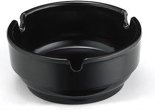3.25X1.25 Black Ashtray