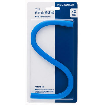 Universal Curved Ruler No Scale by STAEDTLER – Aluminum, ブルー, Model 971 64-30