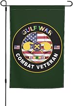 US Chemical Corps Gulf Combat Veteran Double Sided Flag Outdoor Indoor Lightweight Garden Decor74