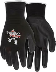 MCR Safety 96691M Work Gloves, Medium, Black, 1-Pair