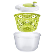 Spinderella Salad Spinner by Westmark – 4.4 l, Plastic, Apple Green, Non-slip, Model 243022EA
