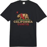 Curtis California Vintage Bear Retro State Pride Comfort Colors Adult Heavyweight T-Shirt