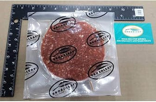Broadleaf 2:1 Round Bison Patty, 8 Ounce -- 20 per case.