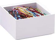 Bostitch Office Konnect Desk Organizer Accessory Tray, Stacks for Desktop Storage, White (Pack of 6)