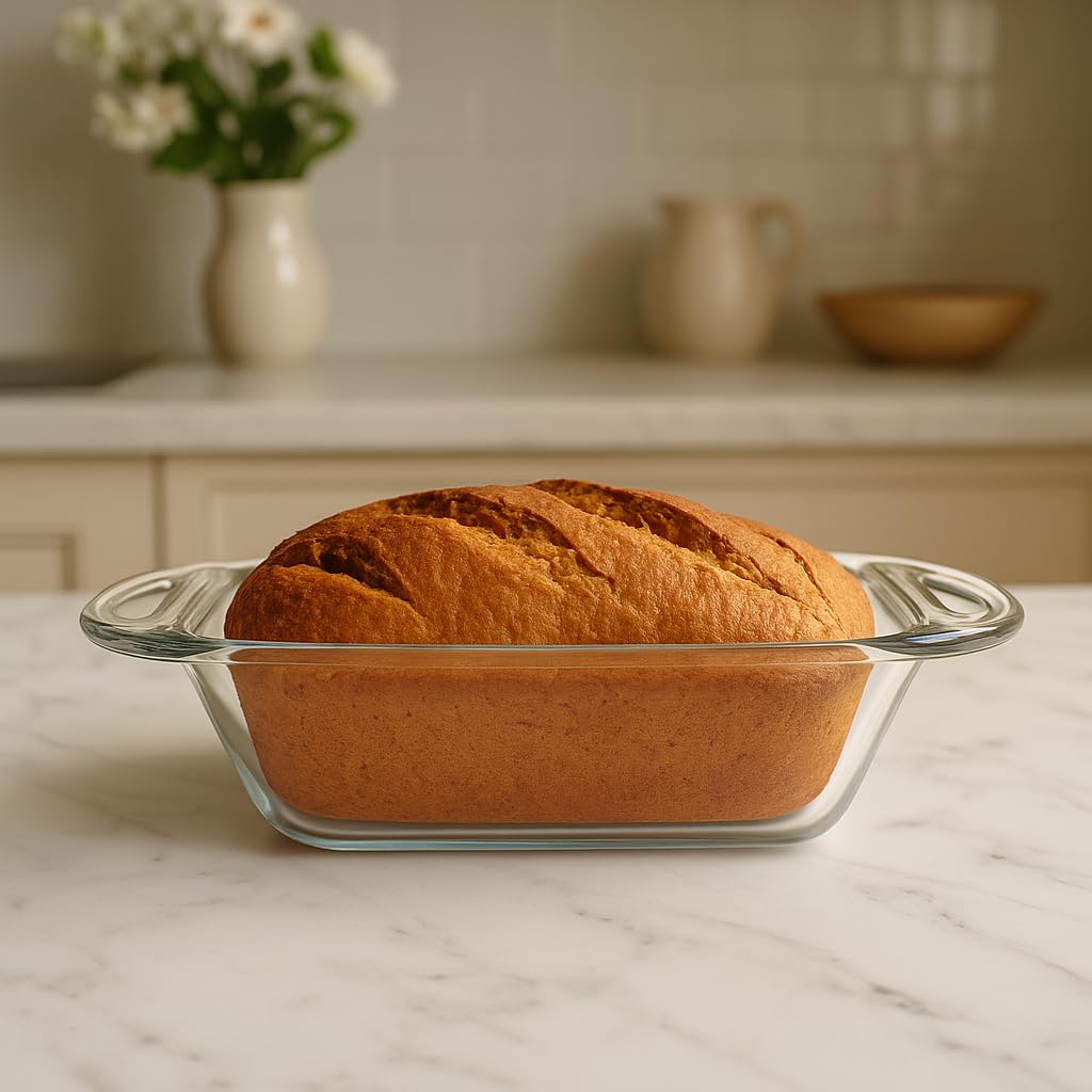 5 Inch x 9 Inch Glass Loaf Dish by Anchor Hocking – 9-Inch, 1.4 liters, Glass, clear, Model 81933OBL5