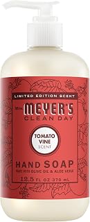 Mrs. MEYER'S CLEAN DAY Hand Soap, Tomato Vine Scent, 12.5 Fl Oz Bottle