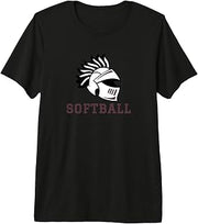 Curtis High School Warriors Softball Premium Tri-Blend T-Shirt