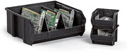 Quantum Conductive Ultra Bin - 8-1/4 X11x7" - Black - Lot of 6