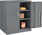 Global Industrial Counter Height Cabinet with Locking Lever Handle, 2