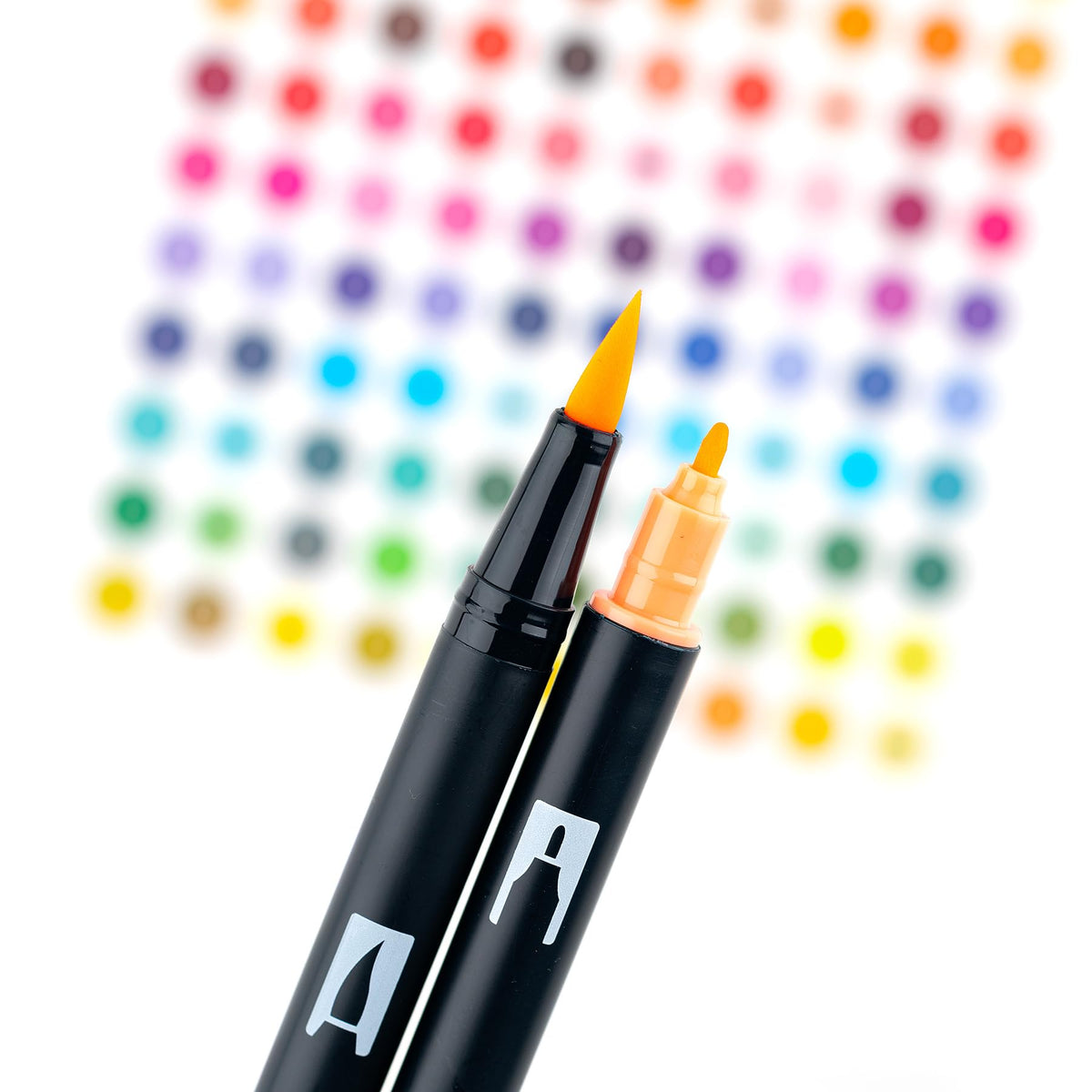 Dual Brush Pen Art Markers by Tombow – 1 Count (Pack of 6), Plastic, Nylon, Just Peachy, Model 56239