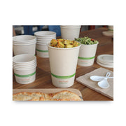World Centric BO-SU-32 100% Compostable No Tree Paper Bowl – Made from Unbleached Sugarcane Paper, 32 oz, Natural Color (Pack of 500)