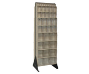 QUANTUM STORAGE SYSTEMS One Size / 72 Drawers Tip Out Bin Stand Ivory / Black Open Storage Bins