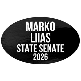 Marko Liias Sticker Car Bumper 2026 for State Senate Washington Vote by Generic – 4.5x7.5, Multicolor