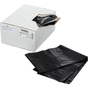 42 Gallon Contractor Black Trash Bags by Napco Bag And Film – 50 Count (Pack of 1), 42.0 gallons, LLDPE, Black, Model M32503