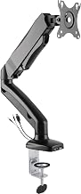 LLR99800, Single-Monitor Arm, 1 Each, Black by Lorell – Metal, Black