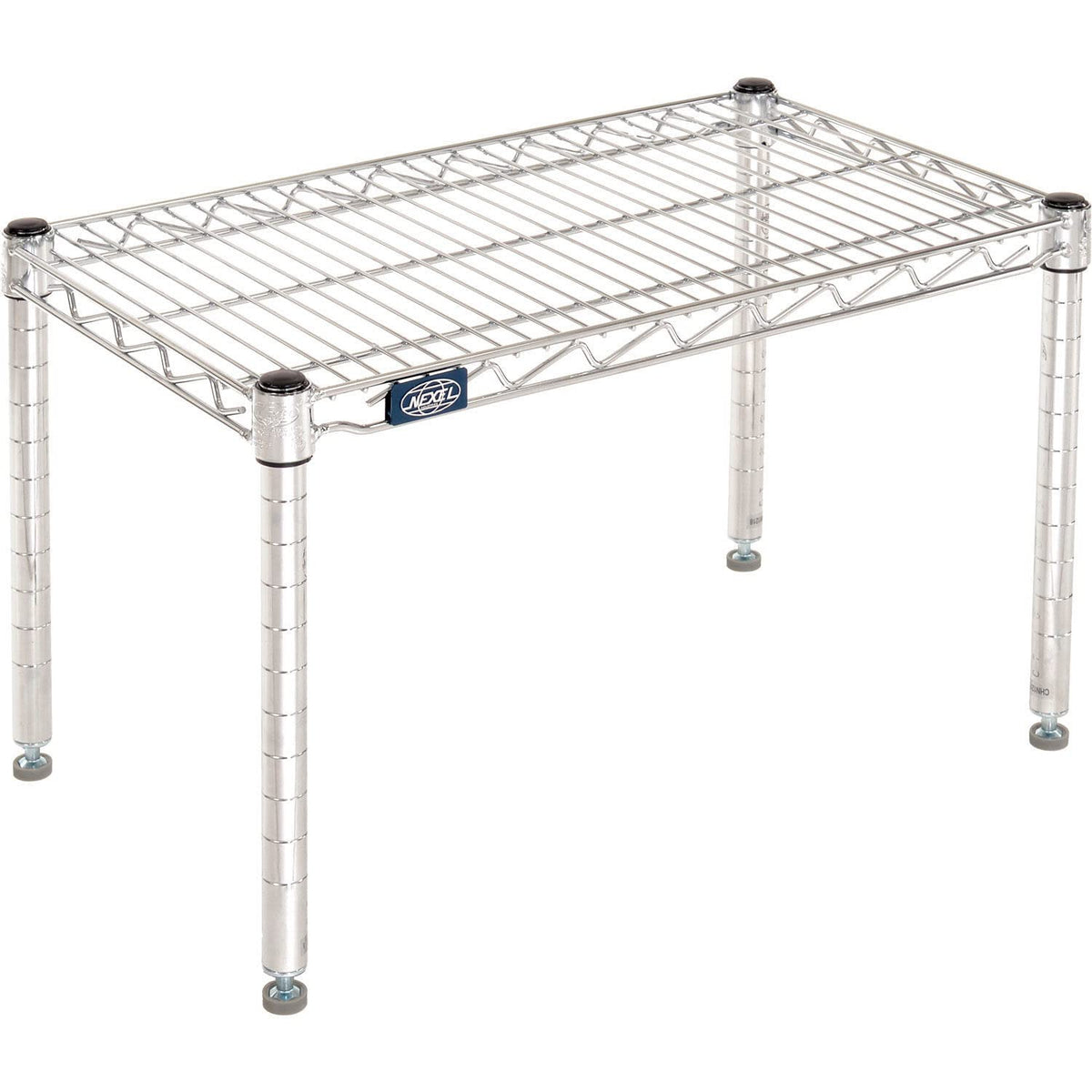 Chrome Wire Dunnage Rack by Nexel – Wire, Silver, Model P1424C