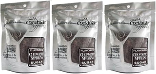 Rokz Chocolate Cocktail Sugar, Drink Rimmer 5 Oz bag (3 Pack)