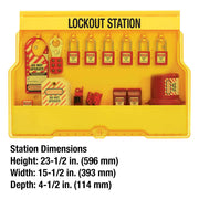 Master Lock Includes 6 Aluminum Padlocks / Yellow / 1 Keyed Padlocks
