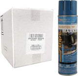 Seymour 12-Pack of 20 Oz Of Sycamore 20-669 Fluorescent Blue Stripe Ultra Bright Water-Based Inverted Marker Spray Paint