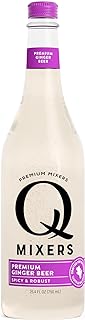 Q MIXERS Ginger Beer, Premium Cocktail Mixer Made with Real Ingredients, 750 ml