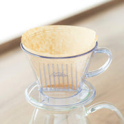 カリタ() Carita 103-D Plastic Coffee Dripper for 4-7 People by Kalita – 1500.0 milliliters, Polycarbonate, transparent, Model #06001