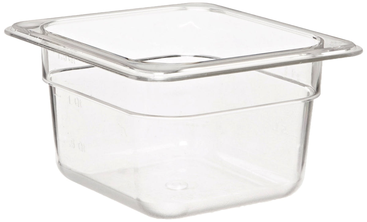 Steam Table Pans by Royal Industries – Polycarbonate (PC), Clear, Model ROY PCP 1604