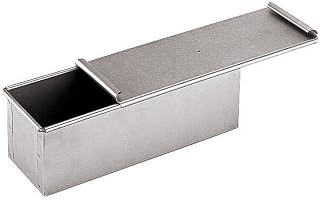 PADERNO World Cuisine 11.825 by 4 Inch Aluminized/Steel Bread Pan with Cover