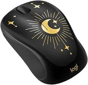Logitech Compact Wireless Mouse, 2.4 GHz, Optical Tracking, Magic Night (Renewed)