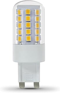 Feit Electric G9 LED Bulb Dimmable 40W Equivalent, 500 Lumens, Daylight T4 Halogen Replacement for Chandeliers, Vanitiy Lights or Desk Lamps, BPG940/850/LED