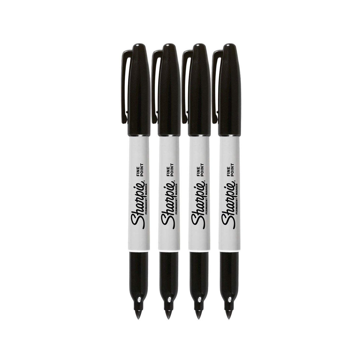 Sharpie 1 Count (Pack of 4) / Black / Permanent,Unique,Fine Permanent Markers