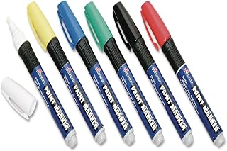 AbilityOne Paint Markers - Medium Point, 6 -Color Set 7520-01-207-4167