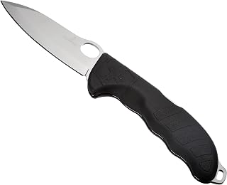 Victorinox Hunter Pro Swiss Army Pocket Knife, Large, Multi Tool, 2 Functions, Large Locking Blade, One Hand, Black