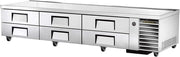 True S/S 110"W 6-Drawer Refrigerated Chef Base