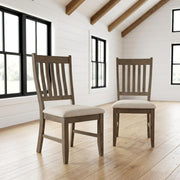 Solid Pine Side Chairs Set of by Starlight Canyon Home – Solid Pine, Brown, Pack of 2