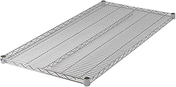 Winco 24" x 48" Wire Utility Shelf for Restaurants and Storage, Chrome