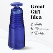 American Atelier Navy / 11" H x 4" L x 4" W / Casual Carafes